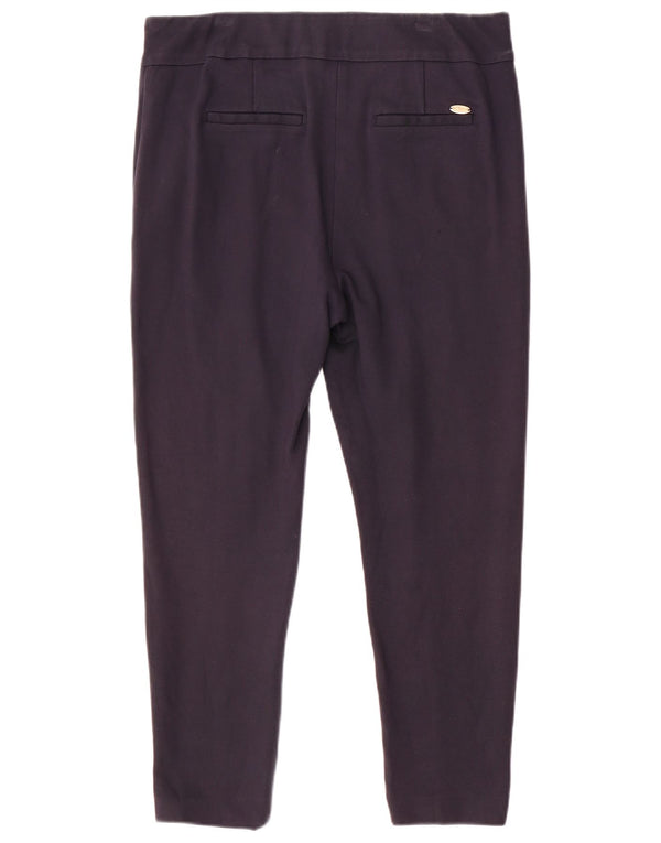 Marks & Spencer Pantalon décontracté pour femme UK 16 Large W34 L27 Bleu marine