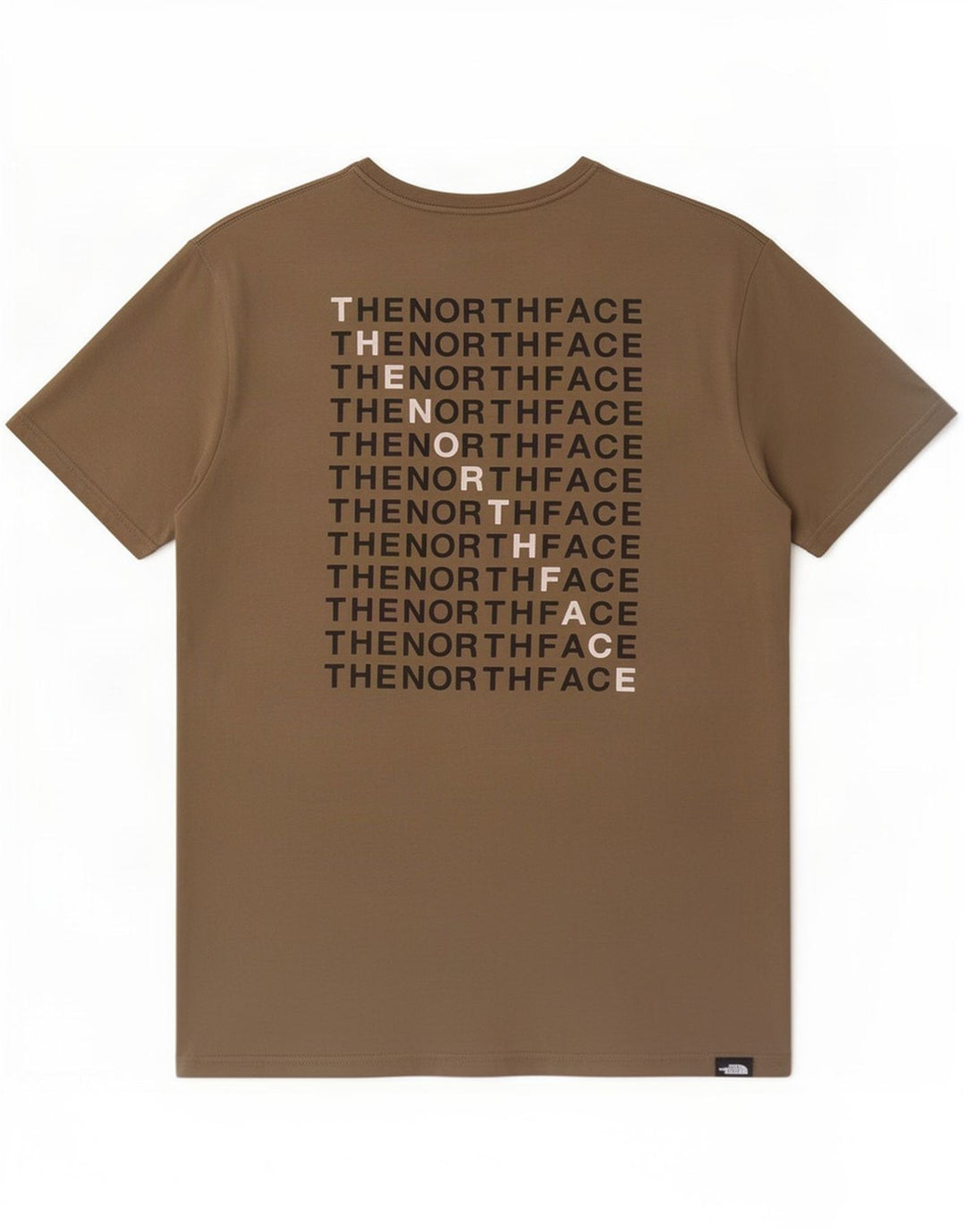 The North Face T-Shirt Graphique Homme Kaki Moyen