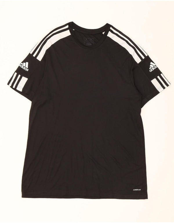 Adidas Hommes Aeroready Slim Fit T-Shirt Top XL Noir Colorblock