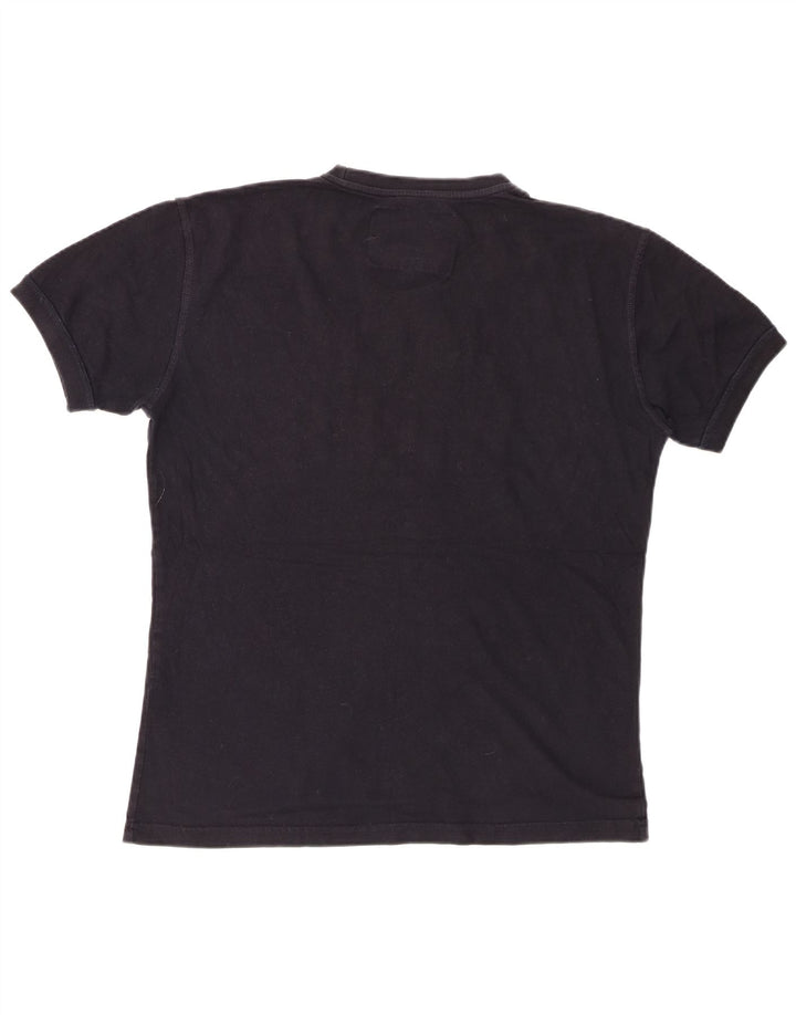 JACK WILLS T-Shirt Graphique Homme Noir Moyen Coton