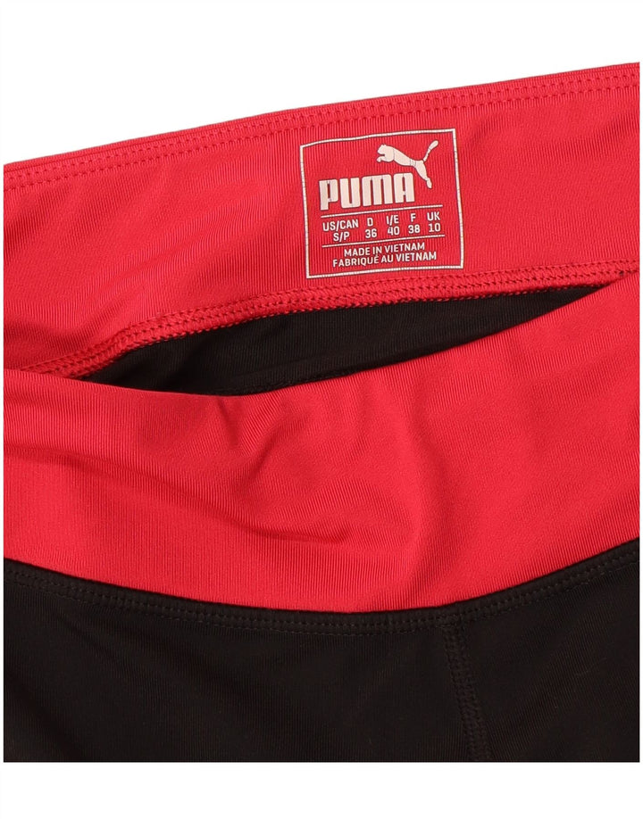 Puma Leggings pour femme UK 10 Small Noir Colourblock