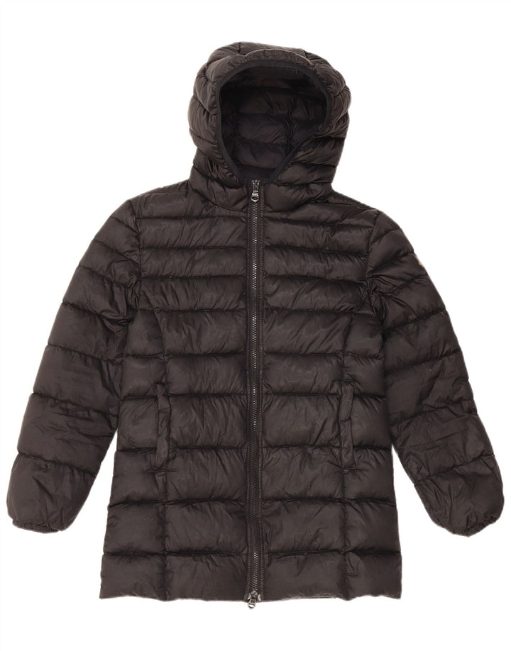 REFRIGIWEAR Veste matelassée à capuche pour garçon 11-12 ans XL Noir Polyester