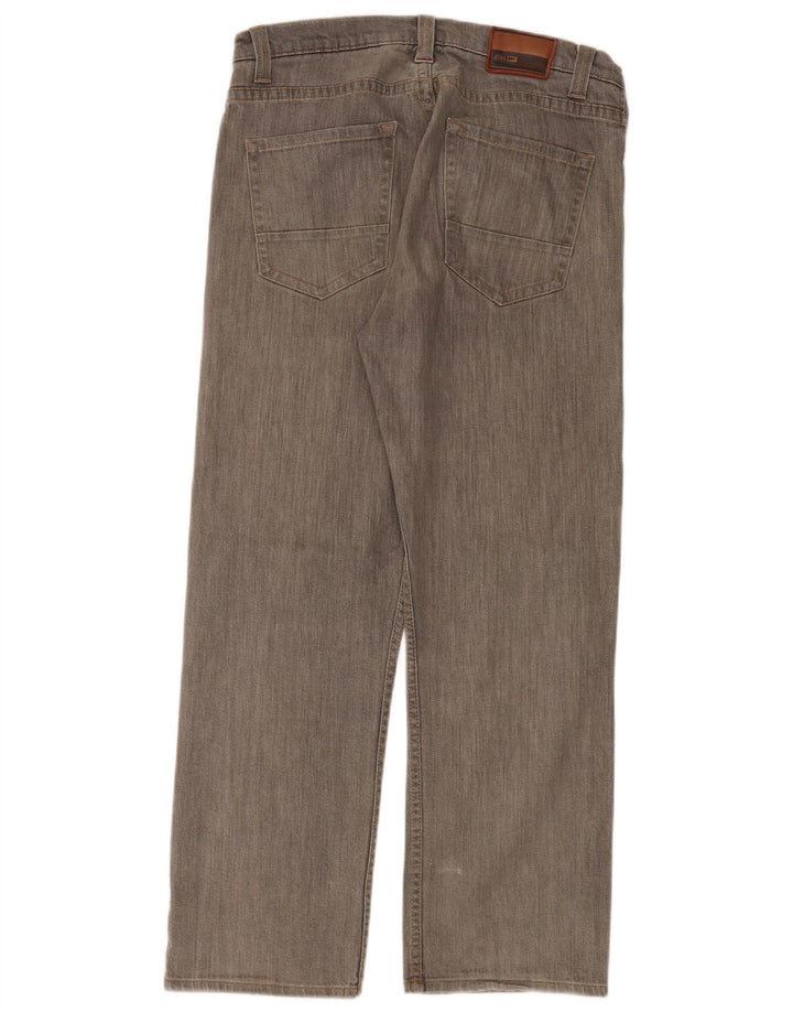Marks & Spencer Jean droit Blue Harbor homme W34 L29 coton gris