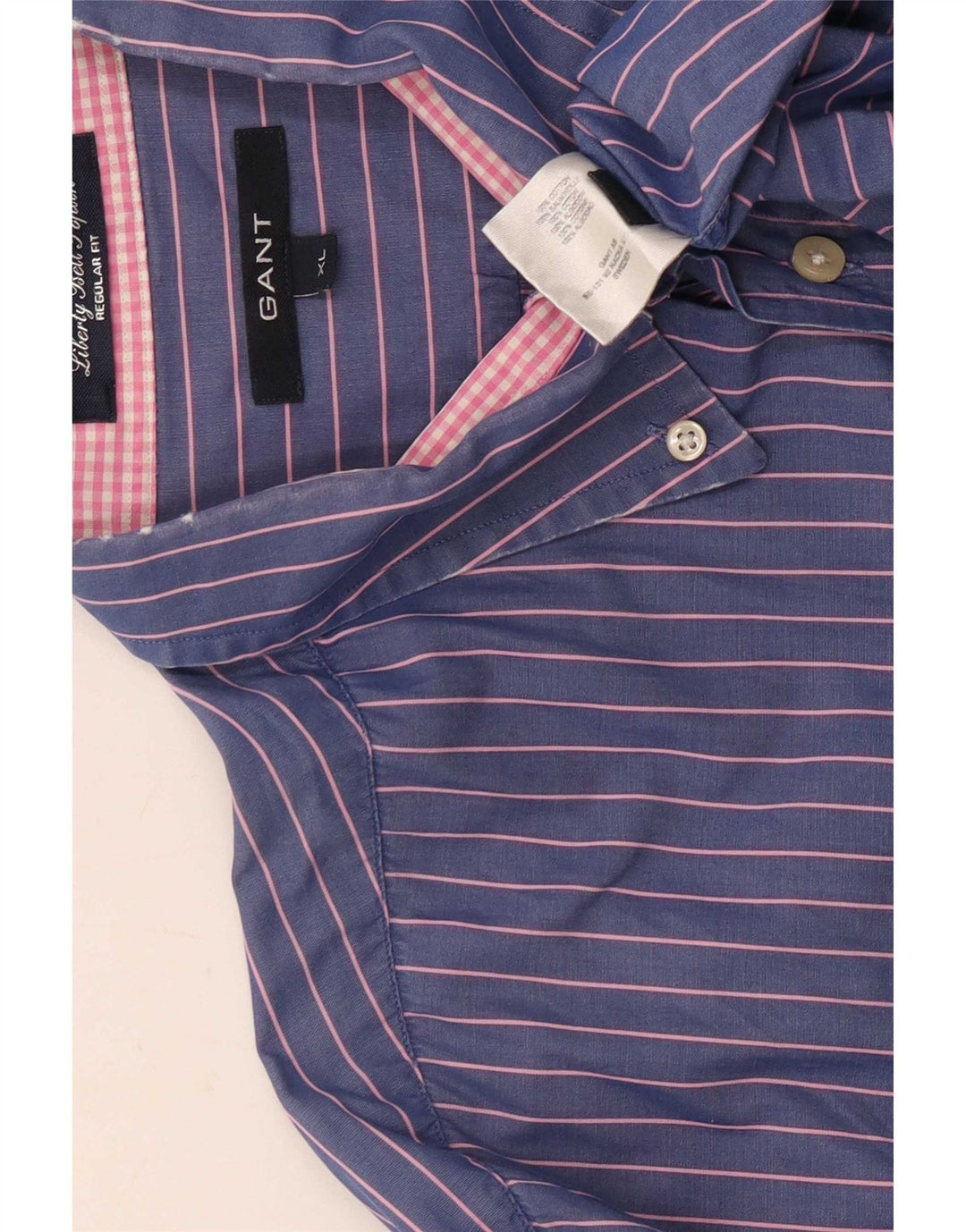 Gant Chemise Regular Fit XL en coton à fines rayures pour homme