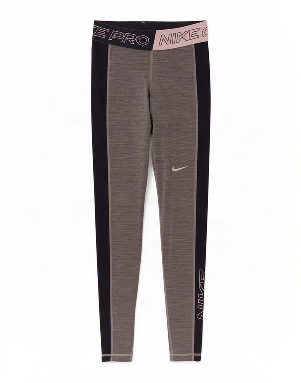 Nike Legging Dri Fit Graphic pour femme UK 4 XS Gris Colorblock Polyester