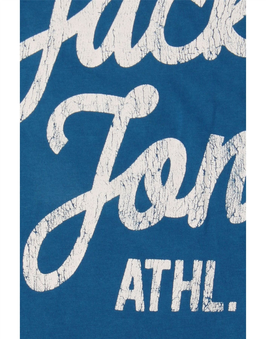 JACK & JONES Mens Graphic T-Shirt Top Large Blue