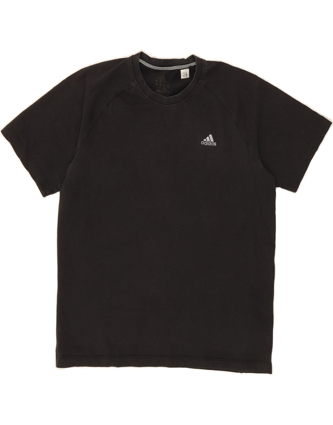 ADIDAS Mens Climalite T-Shirt Top Small Black Cotton Vintage Adidas and Second-Hand Adidas from Messina Hembry 