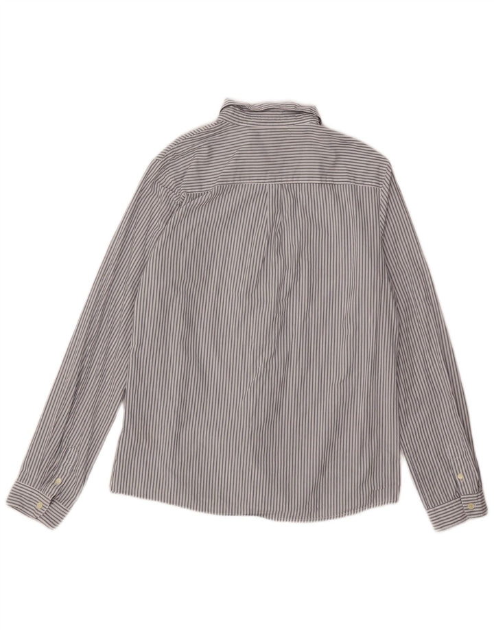Scotch & Soda Chemise Homme Blanc Moyen Rayé Coton