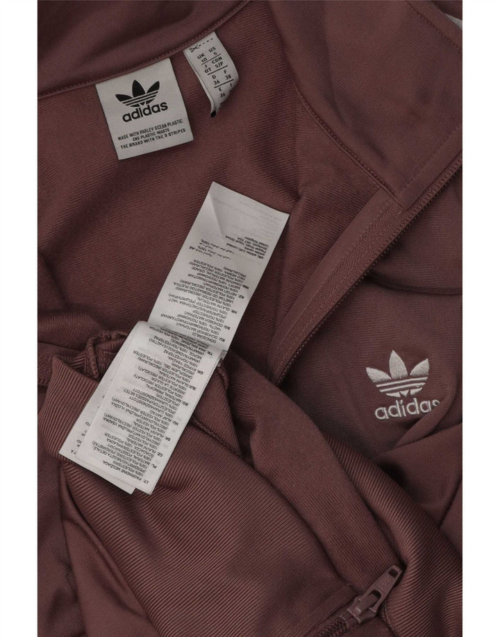 Adidas Veste de survêtement pour femme UK 10 Petit Rose Polyester