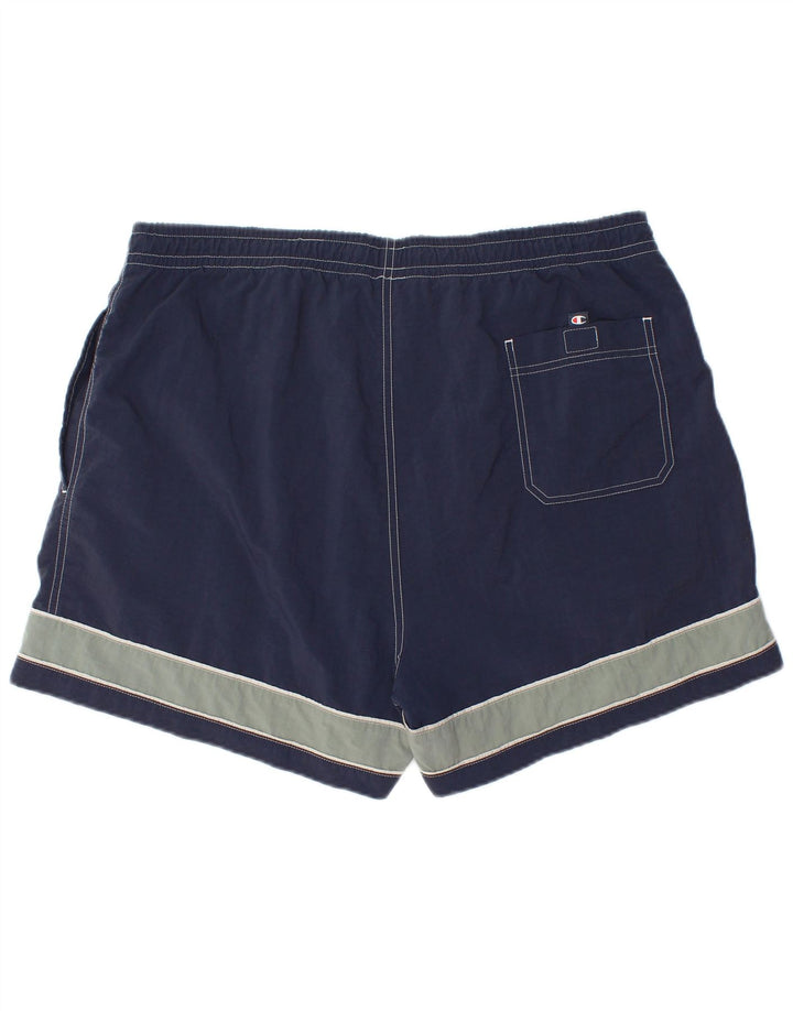 Champion Short de Bain Homme XL Bleu Marine Colourblock Polyamide