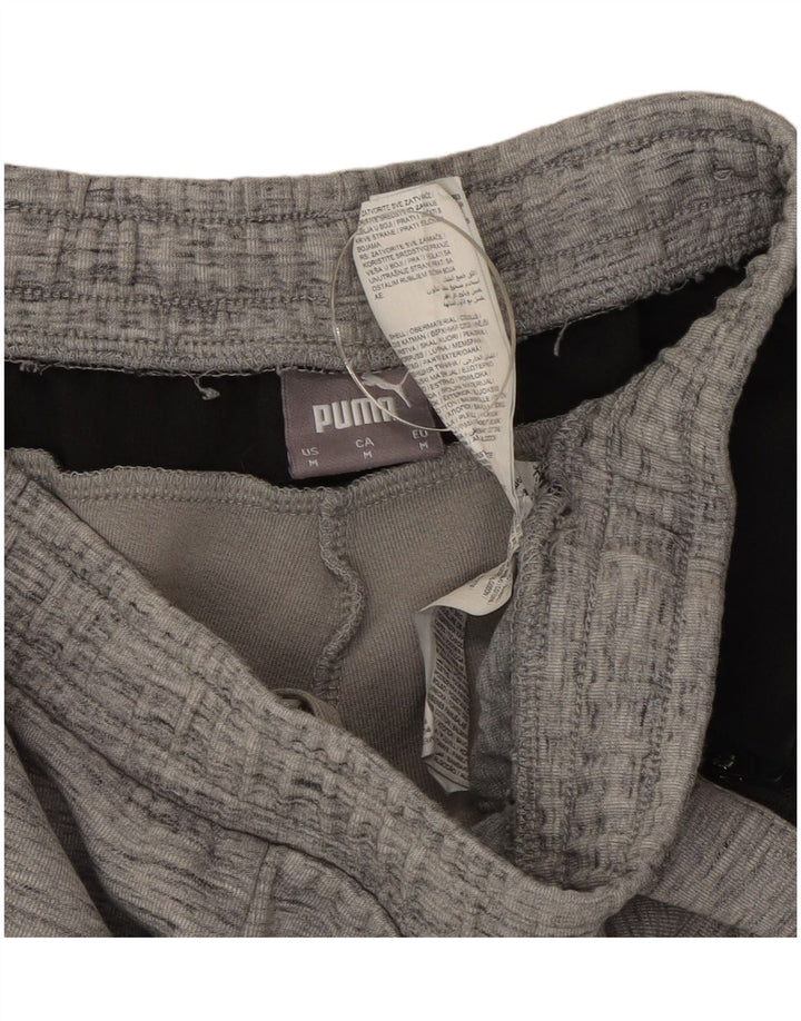 Puma Pantalon de Survêtement Homme Gris Moyen Colourblock Cotton