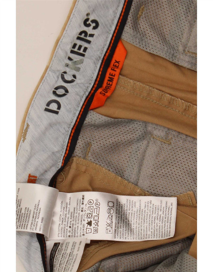 Dockers Short Chino Homme W32 Coton Beige Moyen