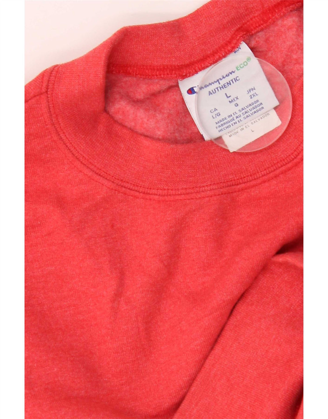 Champion Sweat-shirt graphique pour homme en coton rouge Taille L