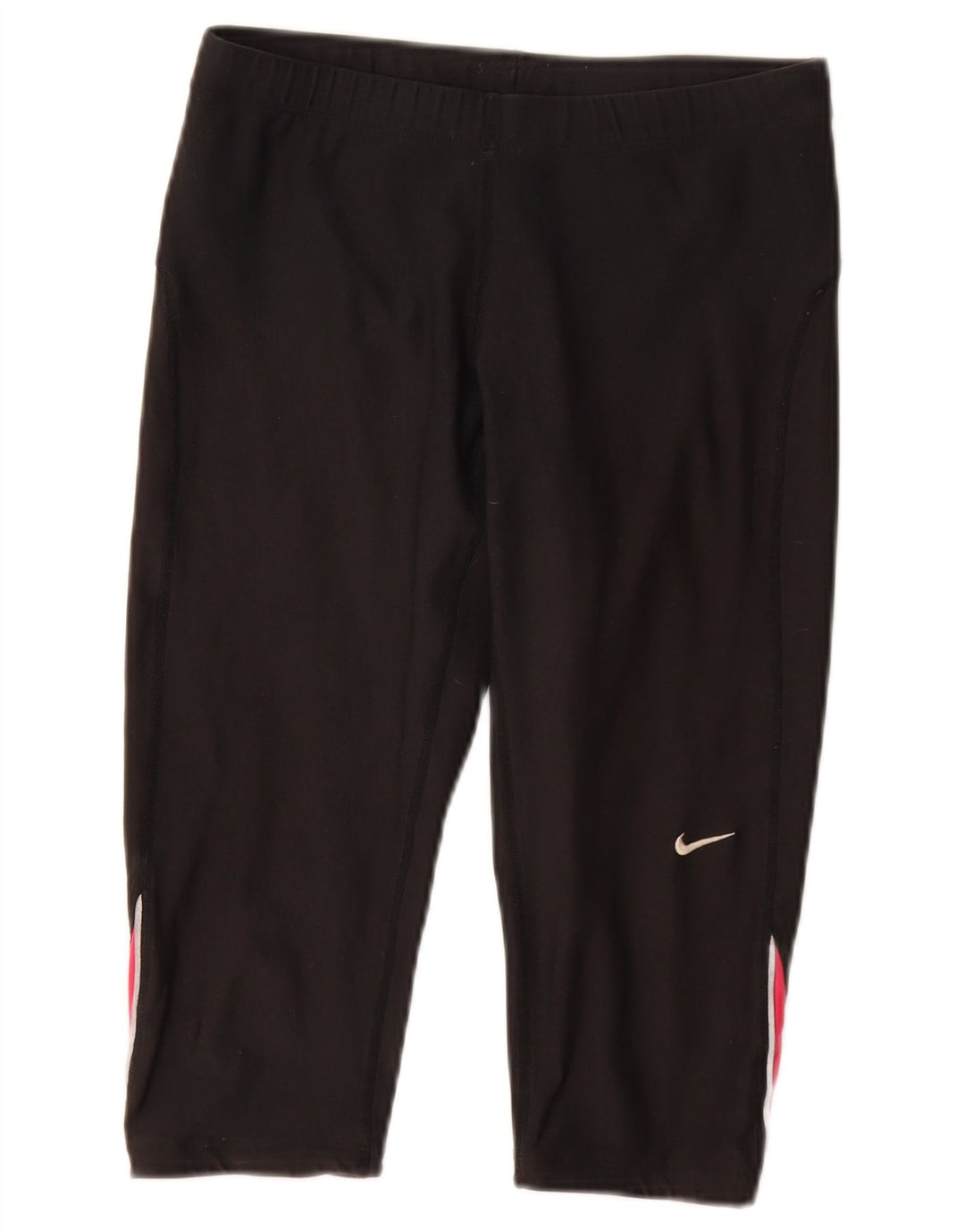 NIKE Bermuda de sport Dri Fit pour femme UK 12 Noir moyen Colourblock