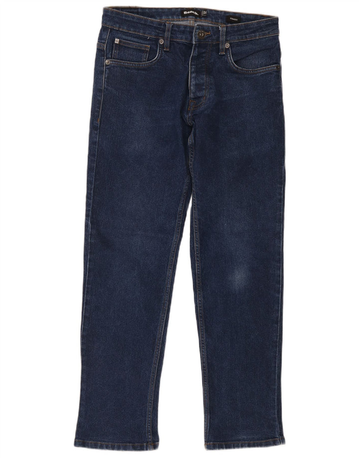Bench Jean Droit Homme W30 L30 Bleu Marine Coton