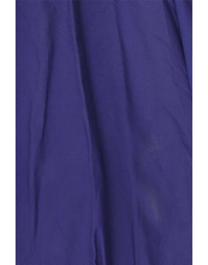 jupe évasée femme vintage IT 44 Moyen L28 Coton Bleu