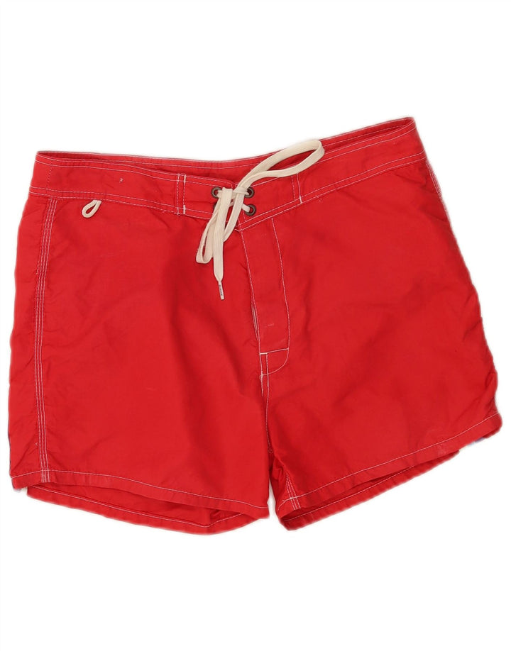 Sundek Short de Bain Homme Nylon Rouge Moyen