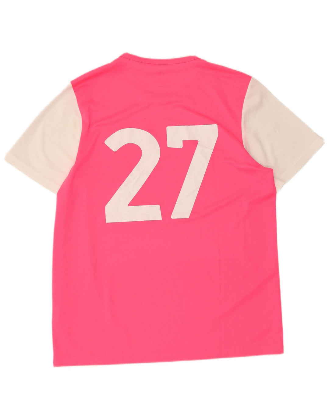 ADIDAS T-shirt Climalite Graphic pour hommes, grand, en polyester color block rose