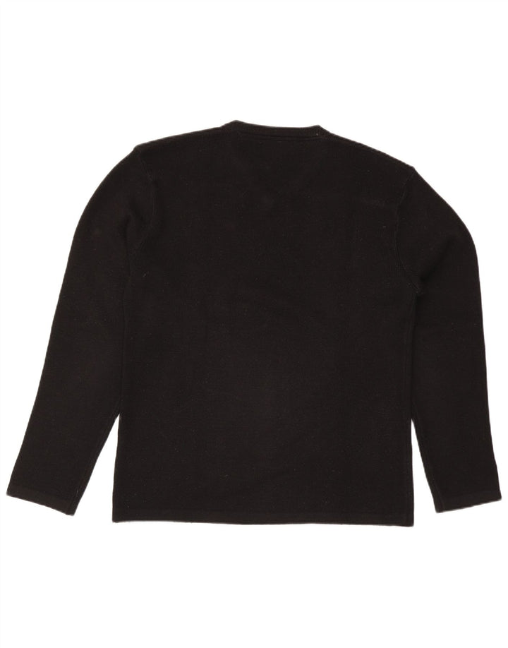 Sixty Pull col V pour homme en acrylique noir Large