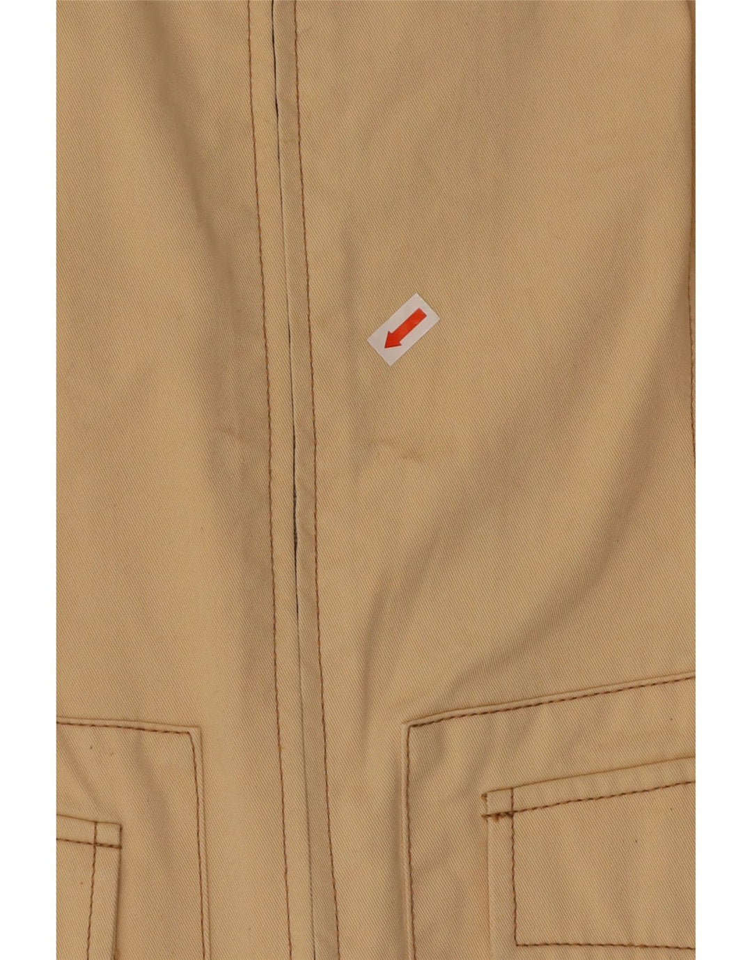 BENETTON Veste Utilitaire Femme IT 42 Coton Beige Moyen