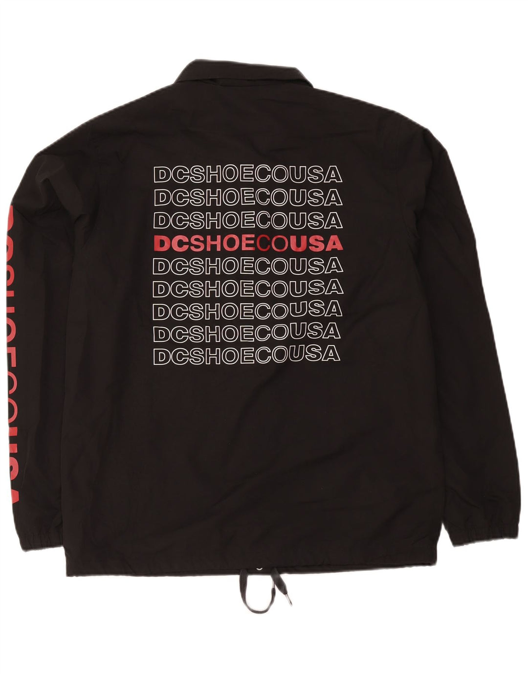DC Veste de pluie graphique pour hommes UK 38 Polyester noir moyen