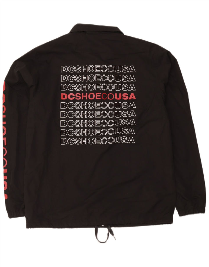 DC Veste de pluie graphique pour hommes UK 38 Polyester noir moyen