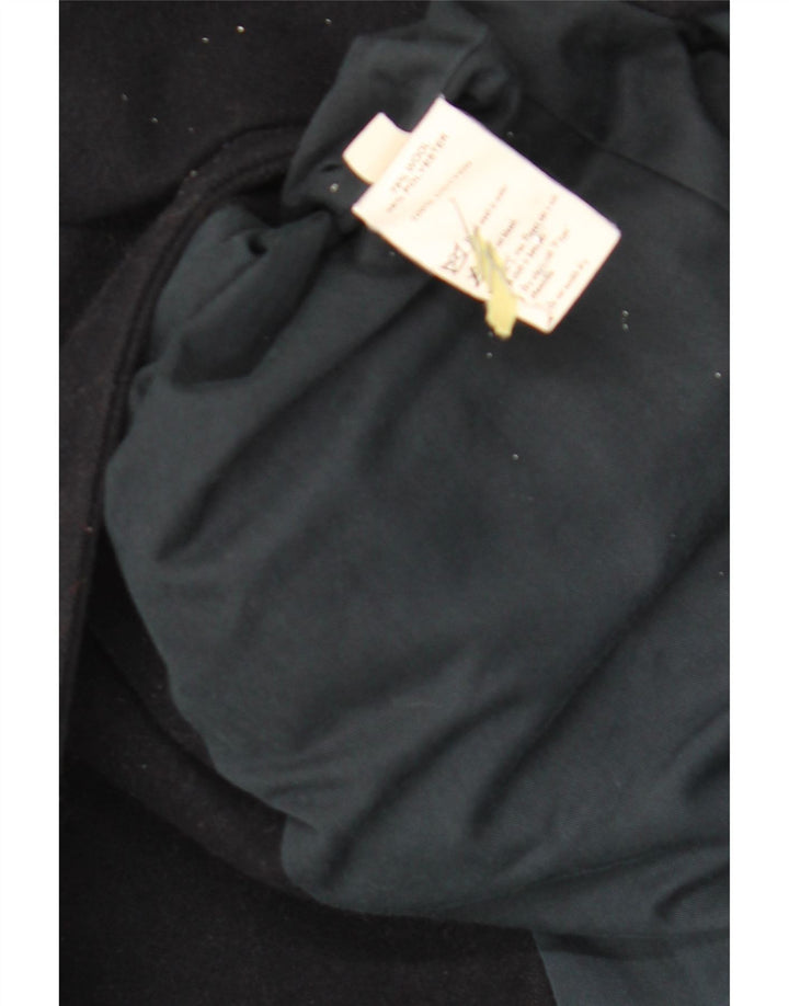 Massimo Rebecchi Caban Femme IT 44 Laine Bleu Marine Moyen