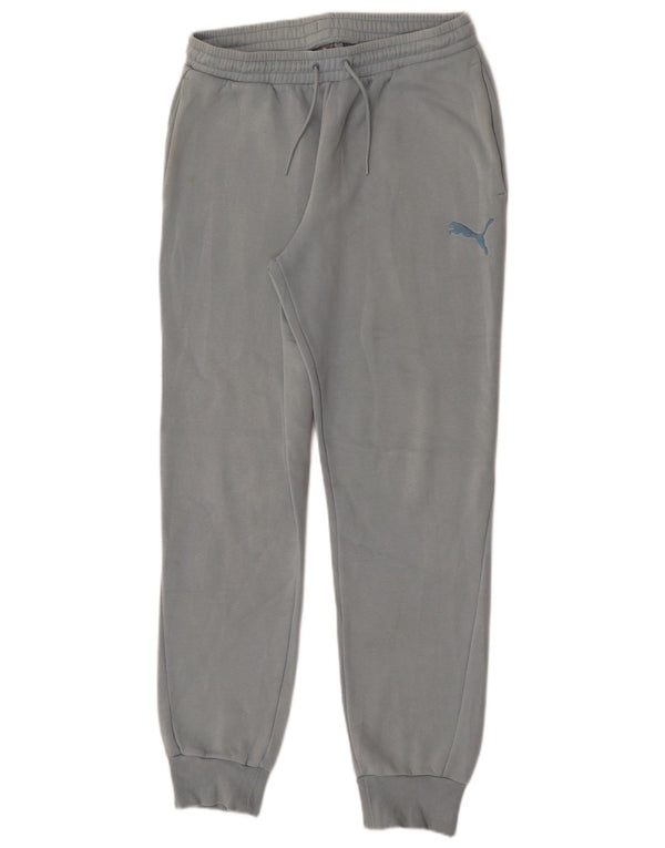 Puma Pantalon de survêtement pour femme Joggers UK 14 Bleu moyen Coton