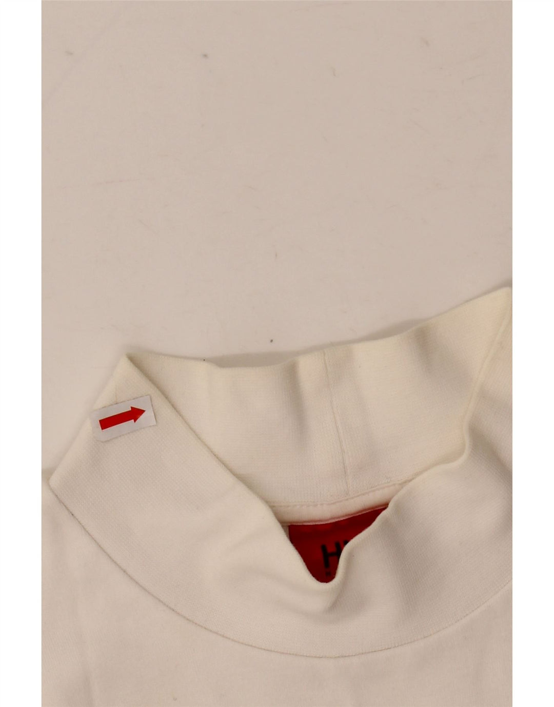 Hugo Boss Homme T-Shirt Top Coton Blanc Moyen