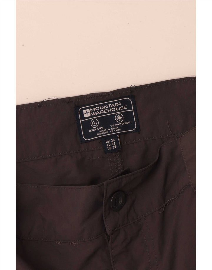Mountain Warehouse Short Cargo Homme W36 Large Gris Polyamide