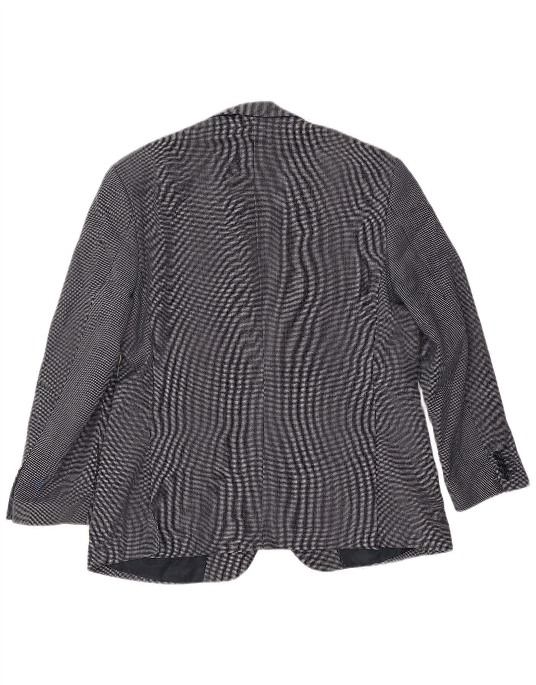 Marks & Spencer Veste blazer courte pour homme UK 42 Large Bleu marine à pois
