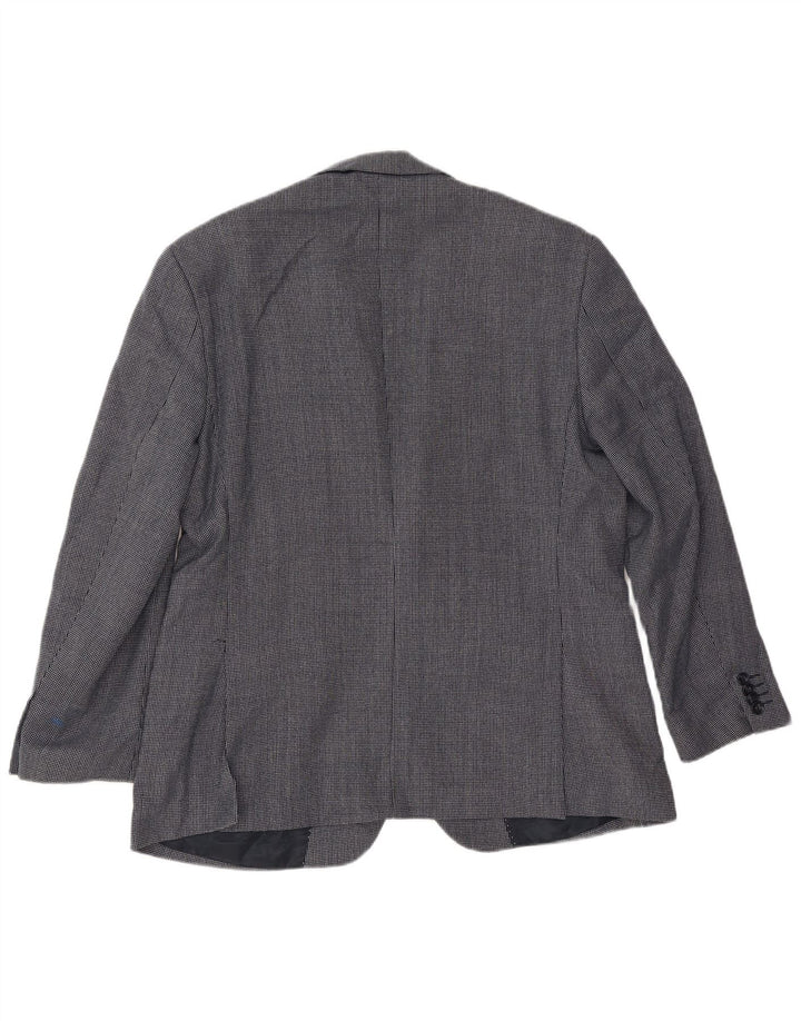 Marks & Spencer Veste blazer courte pour homme UK 42 Large Bleu marine à pois