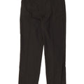 Marks & Spencer Pantalon de Costume Droit Homme W36 L33 Noir Polyester