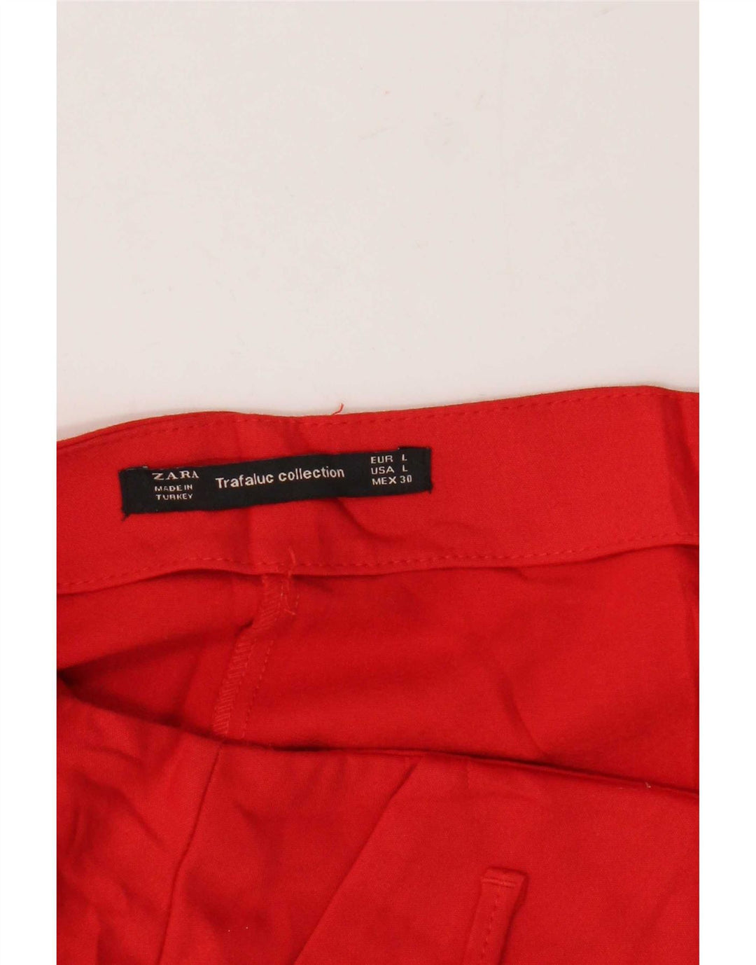 Zara Jupe-short pour femme UK 14 Large Rouge
