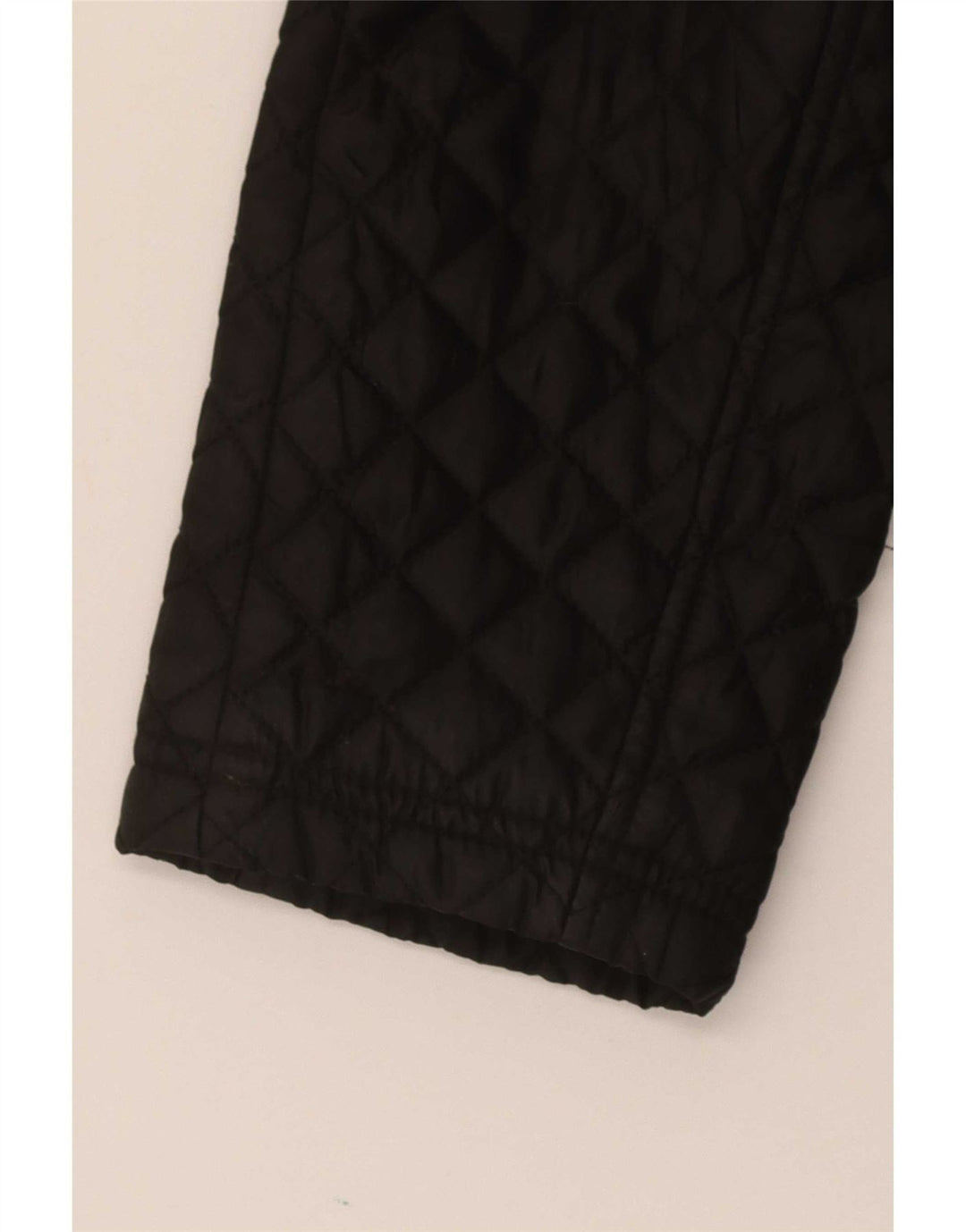Michael Kors Veste matelassée à capuche pour femme UK 16 Large Noir Polyester