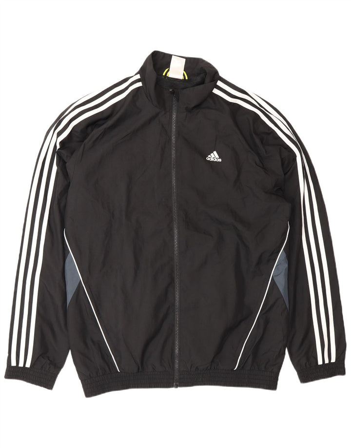 Adidas Veste de survêtement pour homme UK 38/40 Noir moyen Colourblock