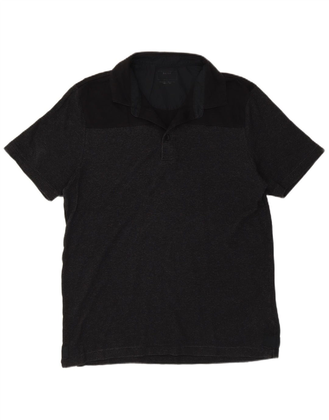 Dkny Polo homme en coton à fines rayures noir moyen