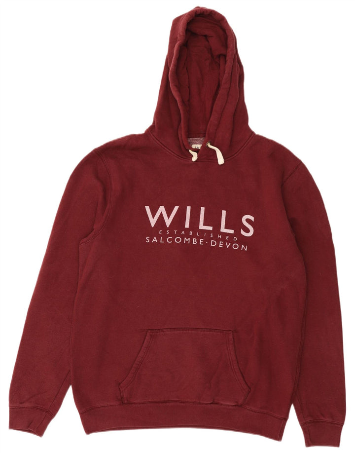 JACK WILLS Pull à capuche Salcombe Devon pour homme en coton marron moyen