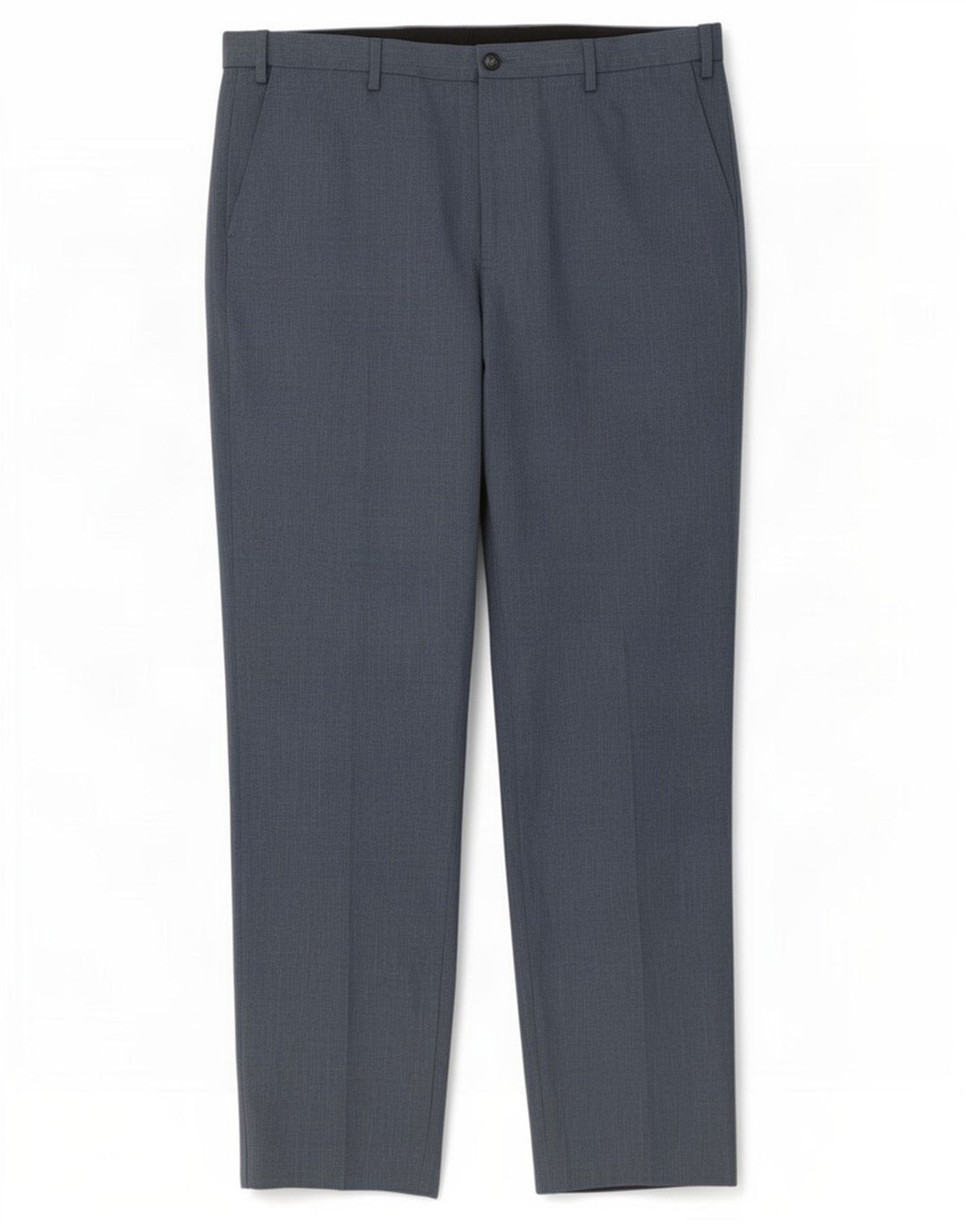 Marks & Spencer Pantalon Chino Regular Homme W38 L33 Bleu Polyester