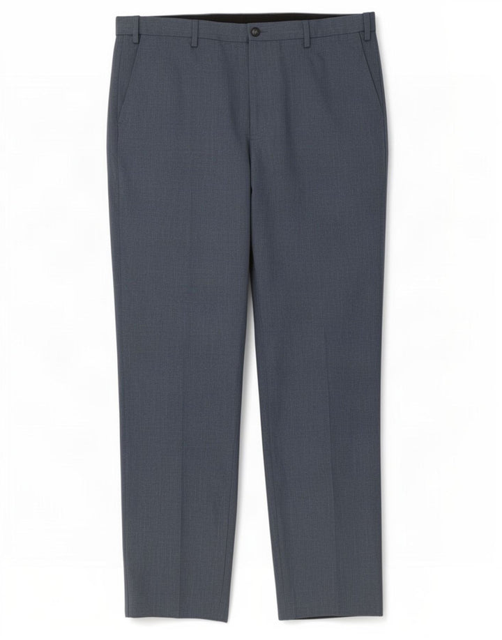 Marks & Spencer Pantalon Chino Regular Homme W38 L33 Bleu Polyester