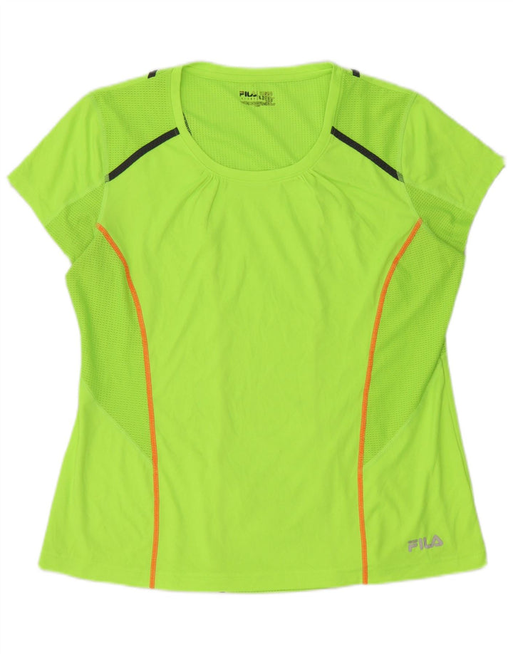 Fila T-shirt pour femme UK 16 Large Vert