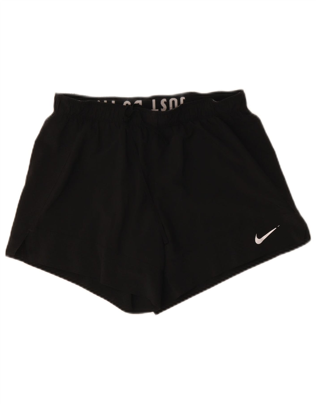 Nike Short de sport Dri Fit pour femme UK 14 Noir moyen Polyester