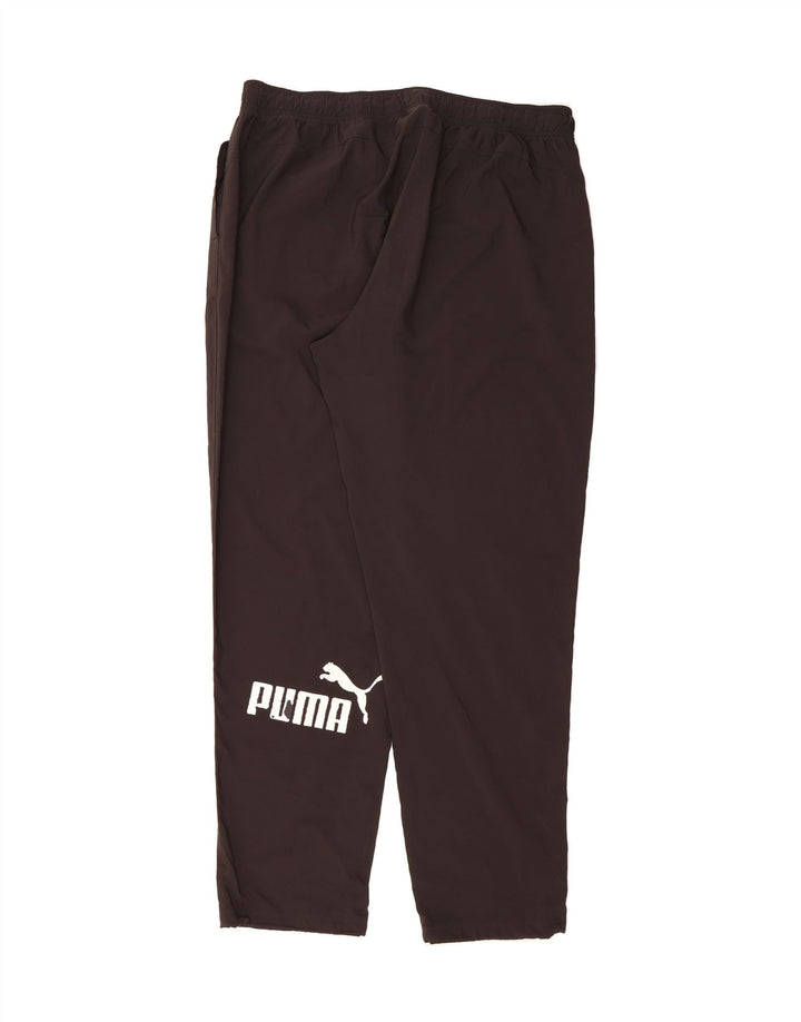 PUMA Mens Graphic Tracksuit Trousers 2XL Black Polyester Vintage Puma and Second-Hand Puma from Messina Hembry 