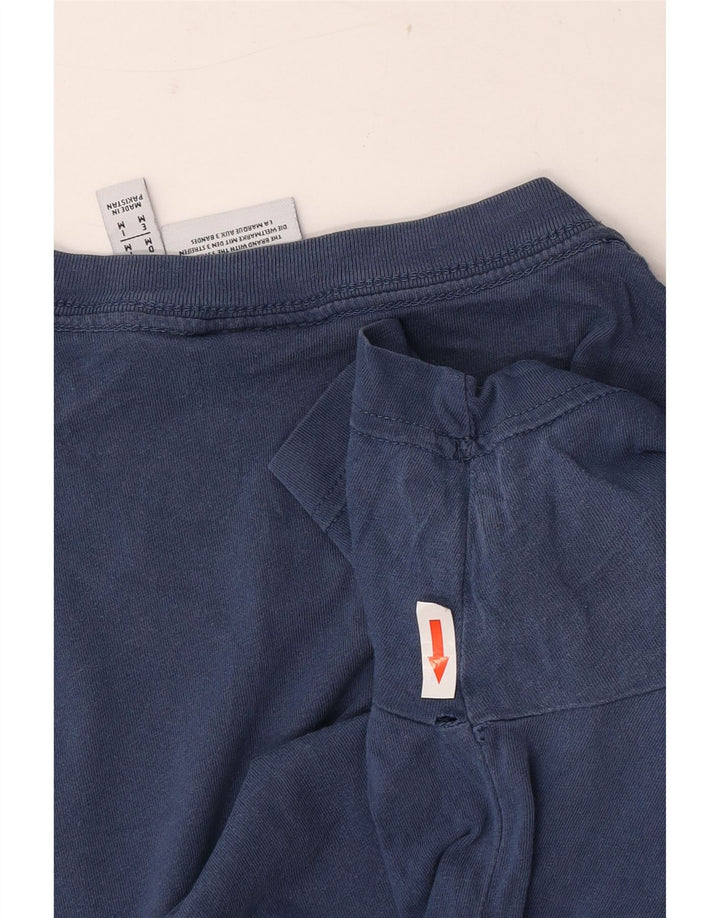 Adidas T-Shirt Homme Top Bleu Marine Moyen Coton