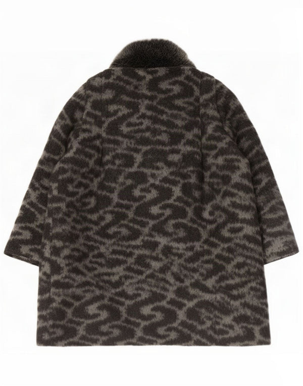 Pardessus à motif abstrait pour femme French Connection UK 8 Small Gris