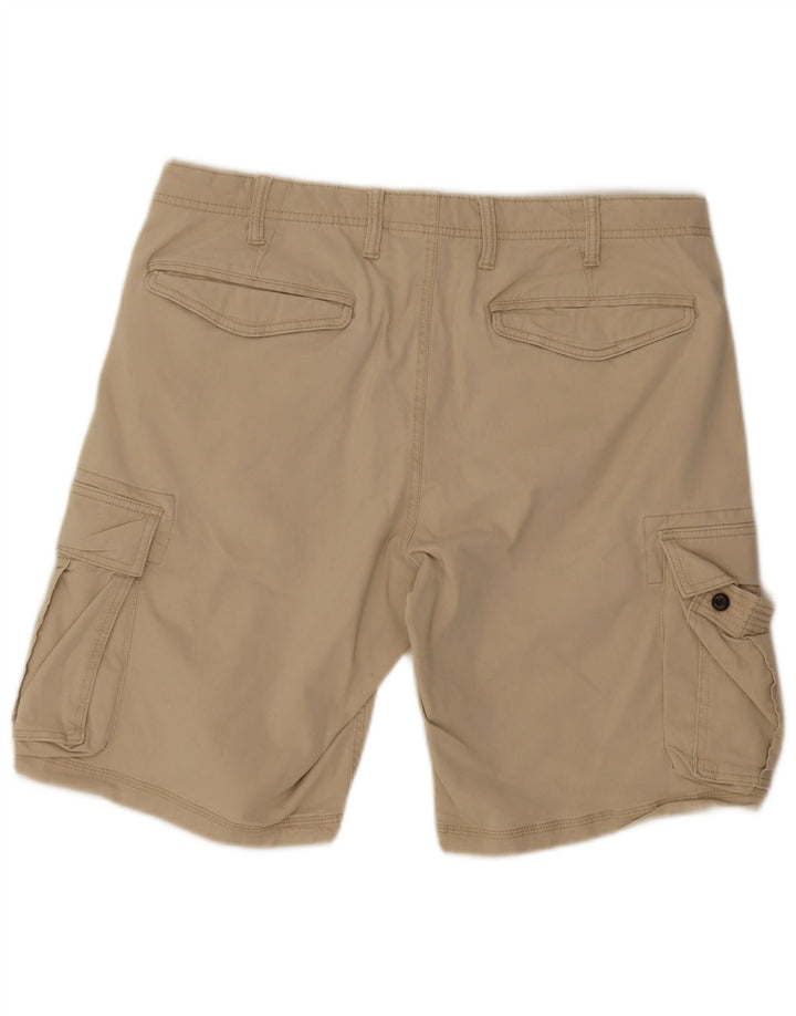 Gap Hommes Khakis Cargo Shorts W36 Grand Beige Coton