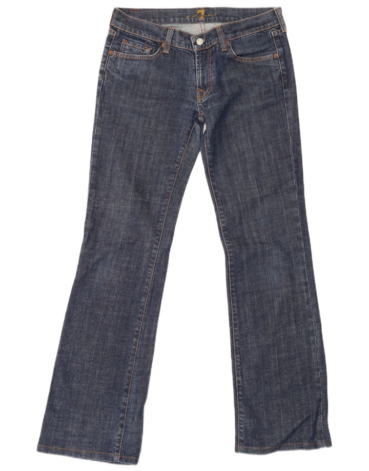 7 For All Mankind Jean Bootcut Femme W29 L32 Bleu Coton