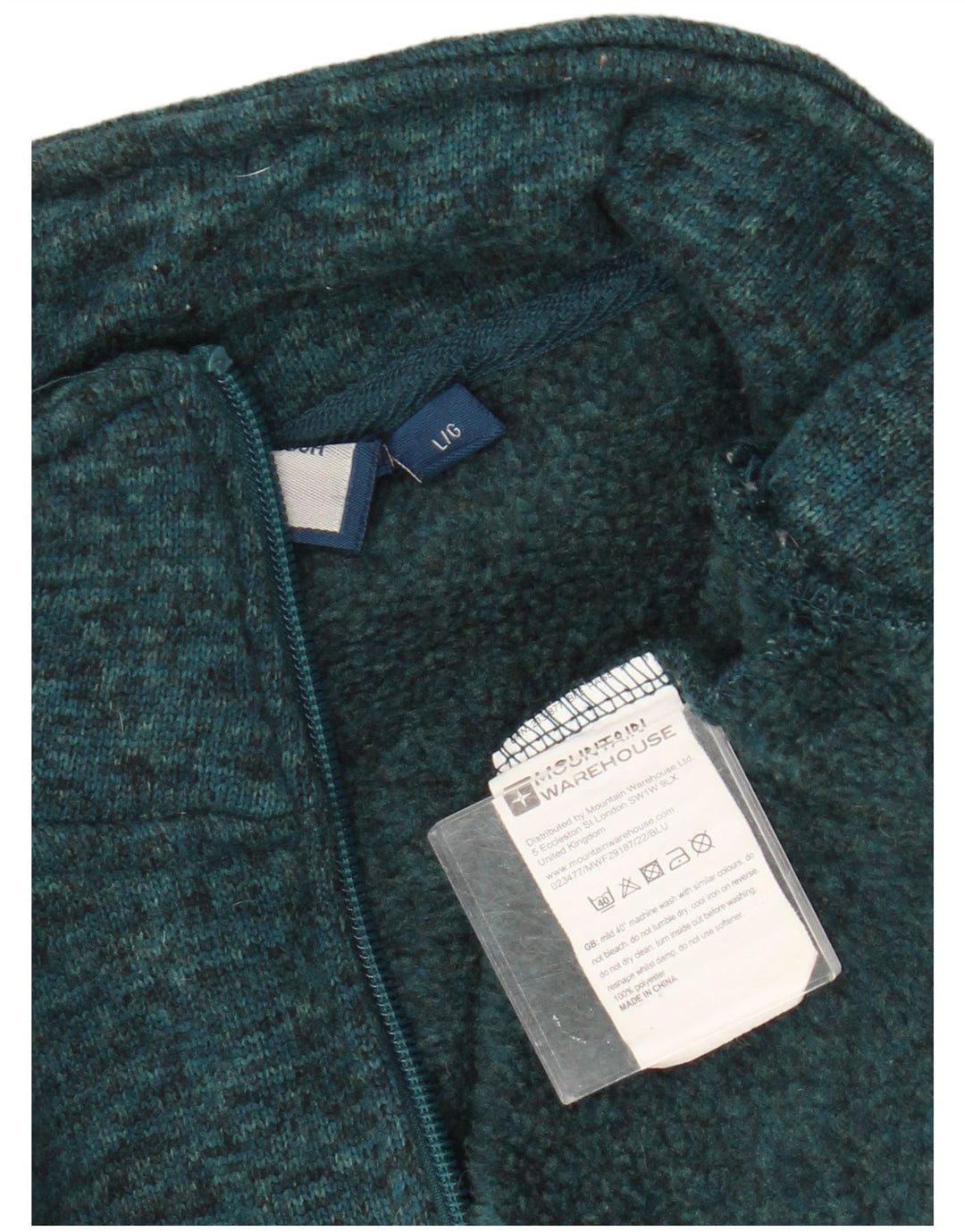 Mountain Warehouse Sweat-shirt pour homme en polyester moucheté Vert Taille L