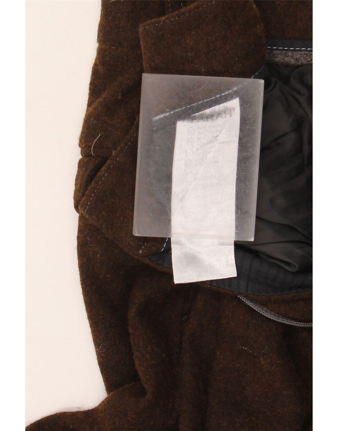 FARAH Pantalon de Costume Droit Homme W34 L26 Laine Marron