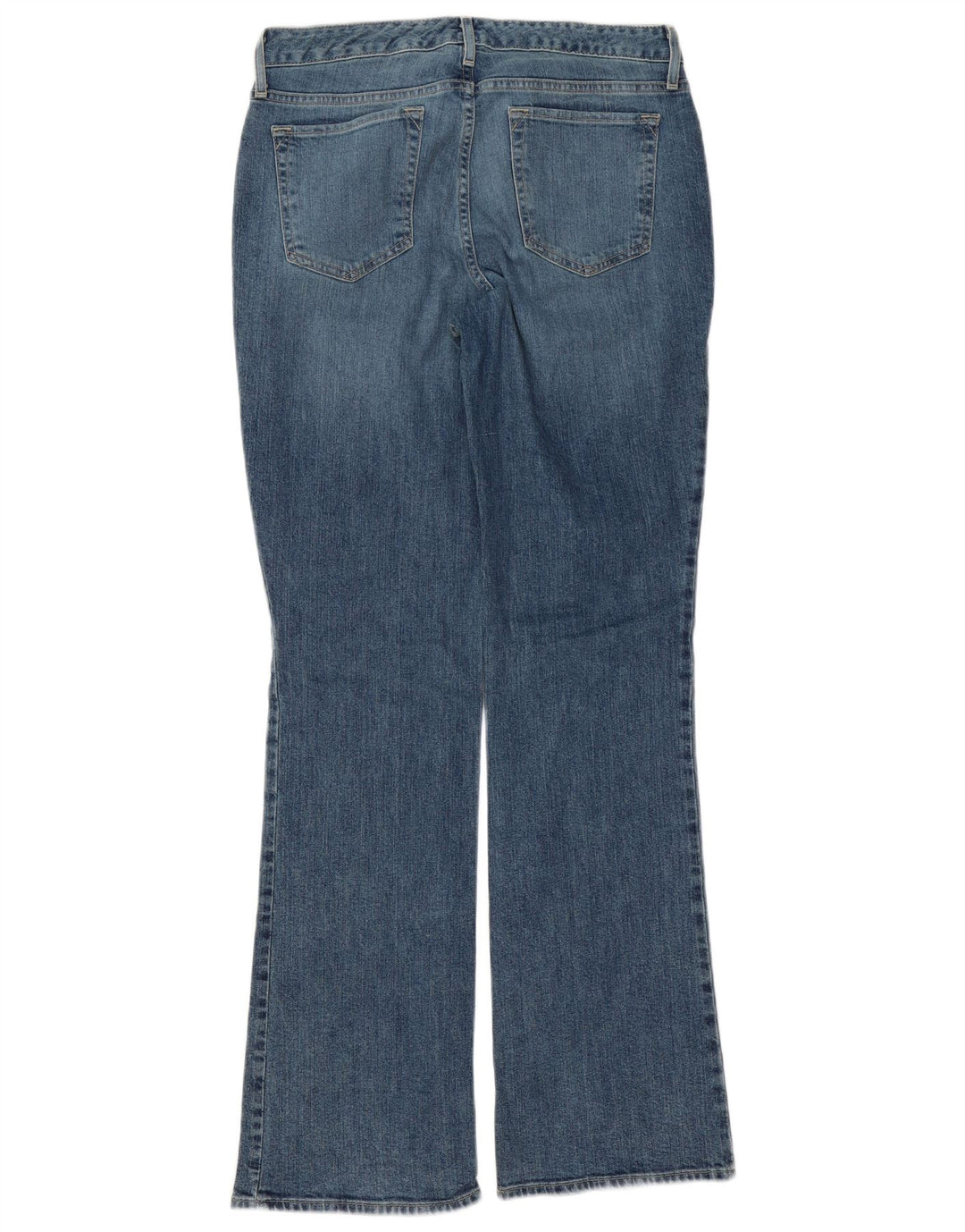 EDDIE BAUER Jean bootcut légèrement courbé pour femme US 8 Medium W32 L34 Bleu